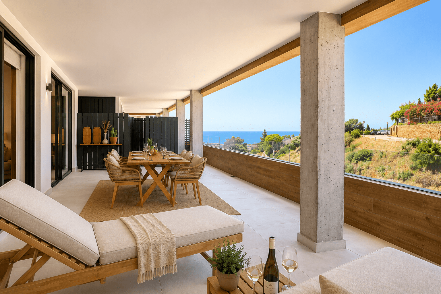 Luxury Sea View Apartment in Altos de Los Monteros, Marbella